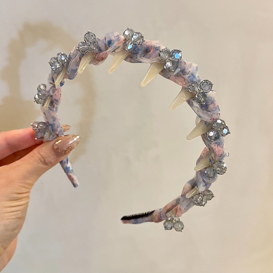 网纱发齿发箍新品淑女防滑碎发洗脸发卡轻奢高颅定头箍2686