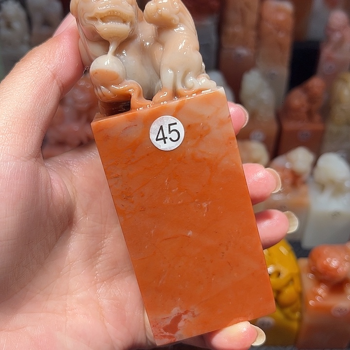 老挝石老挝保利石印章