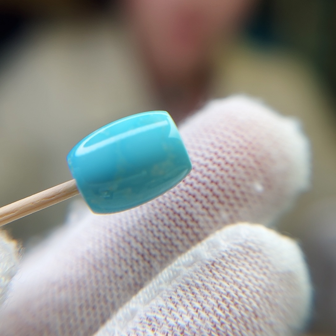 绿松石珠宝奇石未镶嵌9.4x12