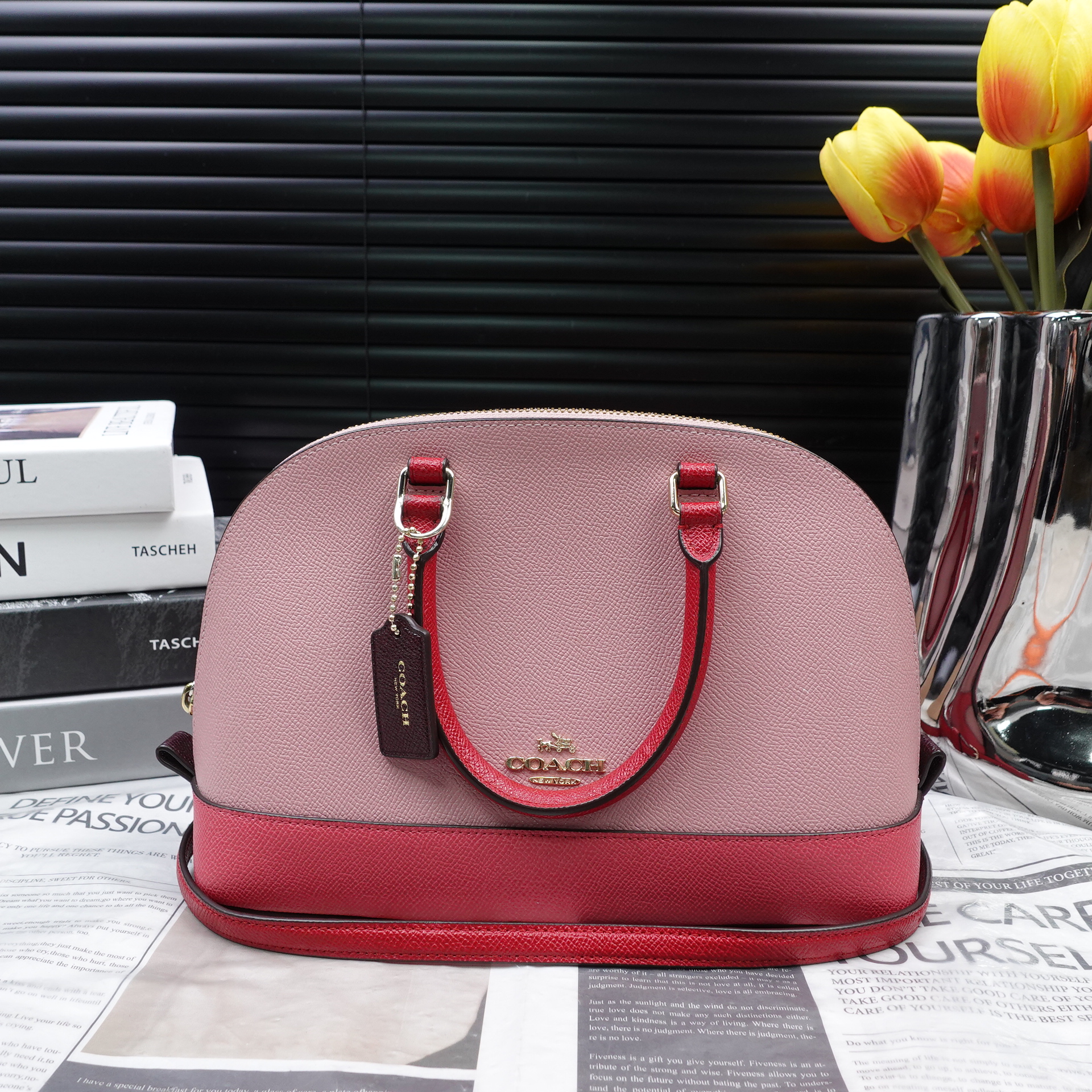 95新 COACH/蔻驰 单肩包/T10321125