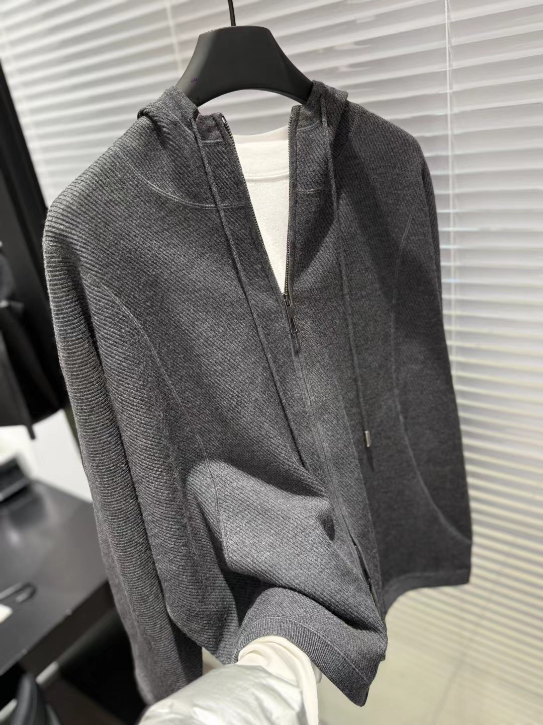 短款纯色常规厚款不褪色极简风毛针织衫开长袖百搭宽松毛衣8101