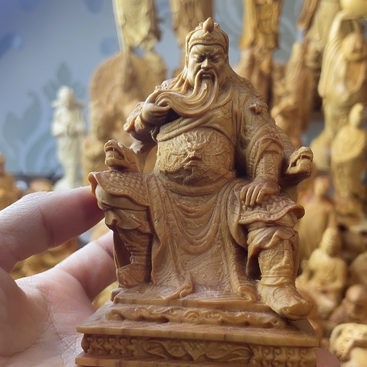 柏木（崖柏）崖柏关公高10公分