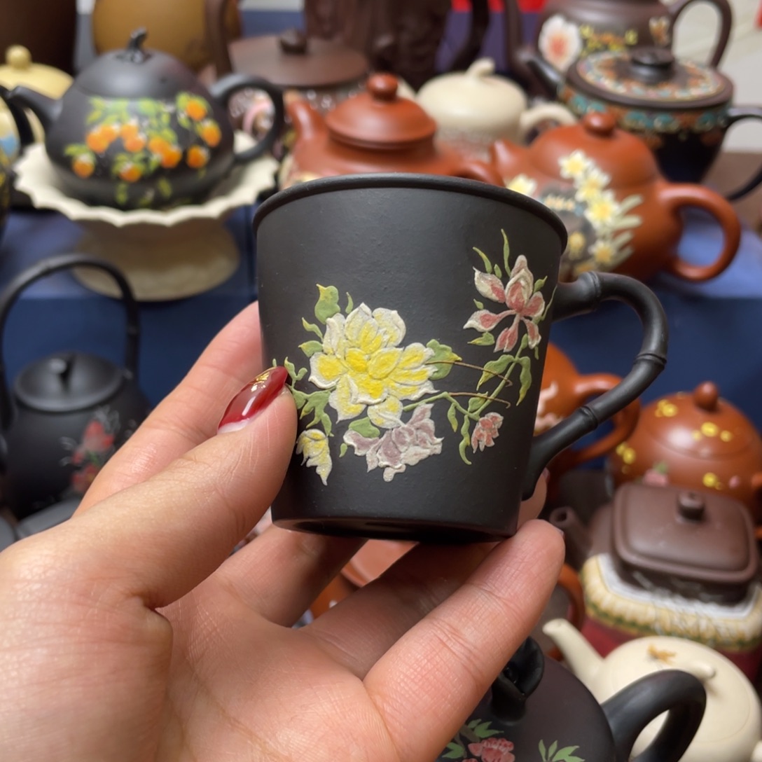 紫砂茶杯紫砂主人杯100cc