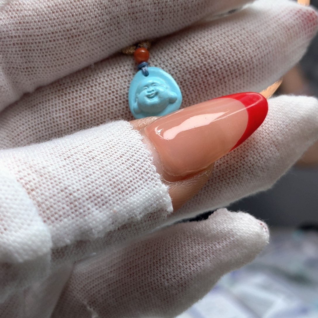 绿松石未镶嵌挂件