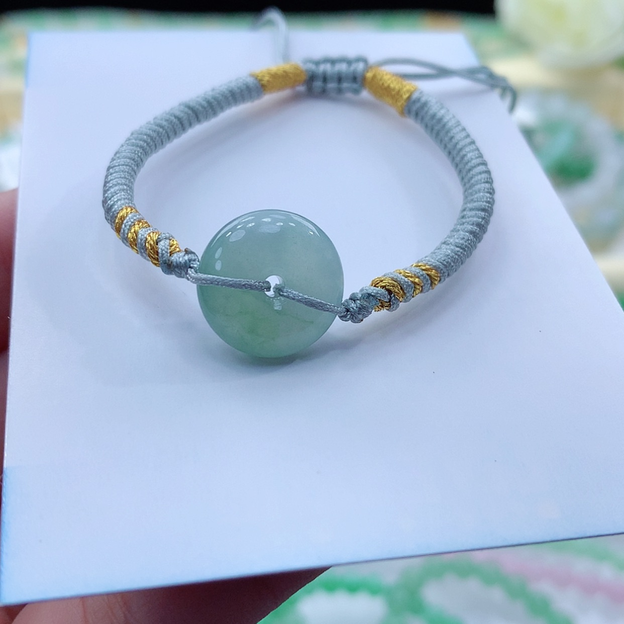 【闪购商品】翡翠毛衣链未镶嵌缅甸天然a货翡翠