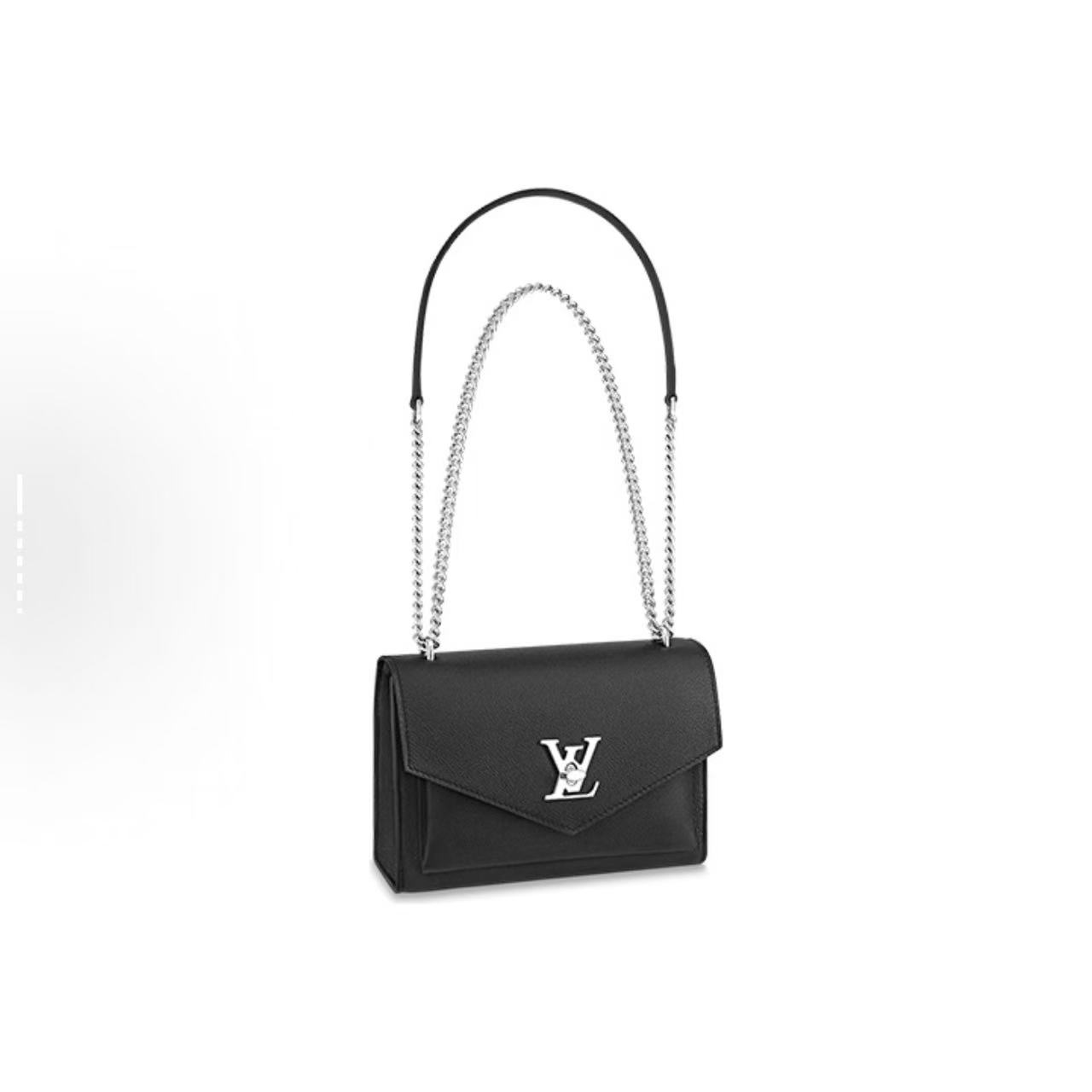 99新 LouisVuitton/路易威登 桔夕 LV黑银woc单肩包 THKE377