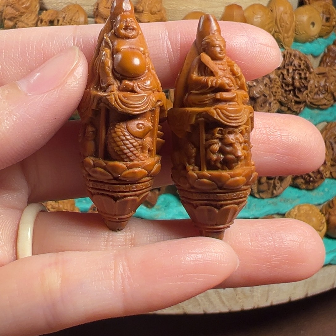 F***t手串/手链橄榄核文殊弥勒