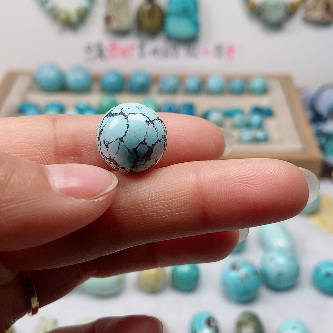 绿松石珠宝半成品未镶嵌