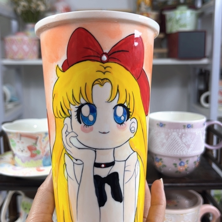 手绘高温釉下彩陶瓷