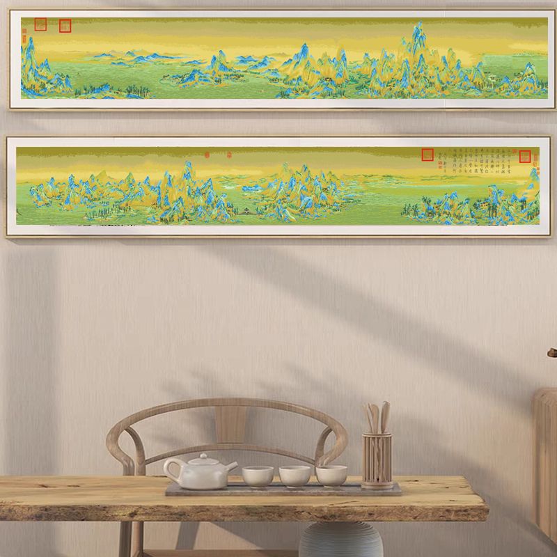 【 国庆亏本宠粉】十字绣千里江山全景珍藏古典名画