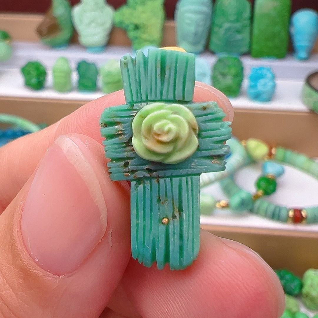 未镶嵌绿松石项链