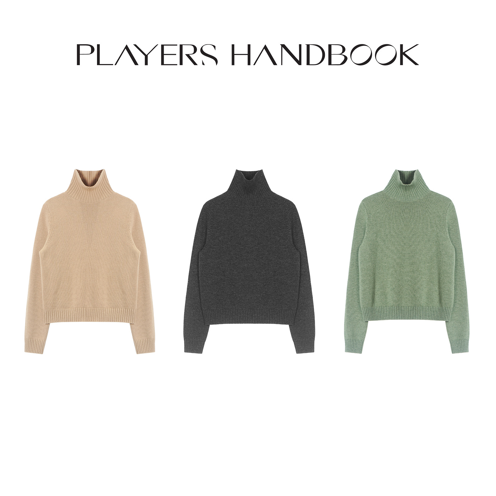 PH 《蛋卷》立体小高领羊毛混纺基础百搭时尚百搭针织毛衣 PH3268