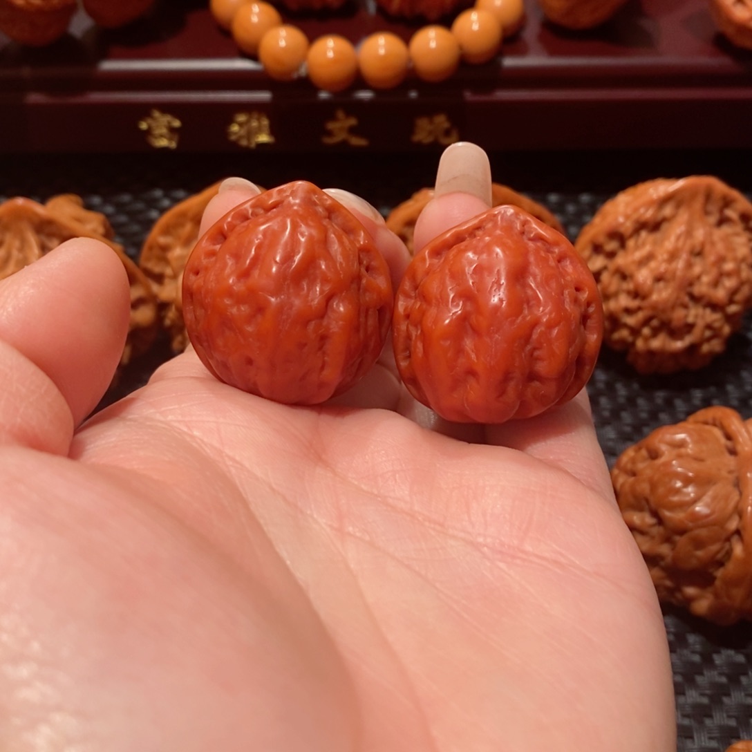 文玩核桃把件京八棱