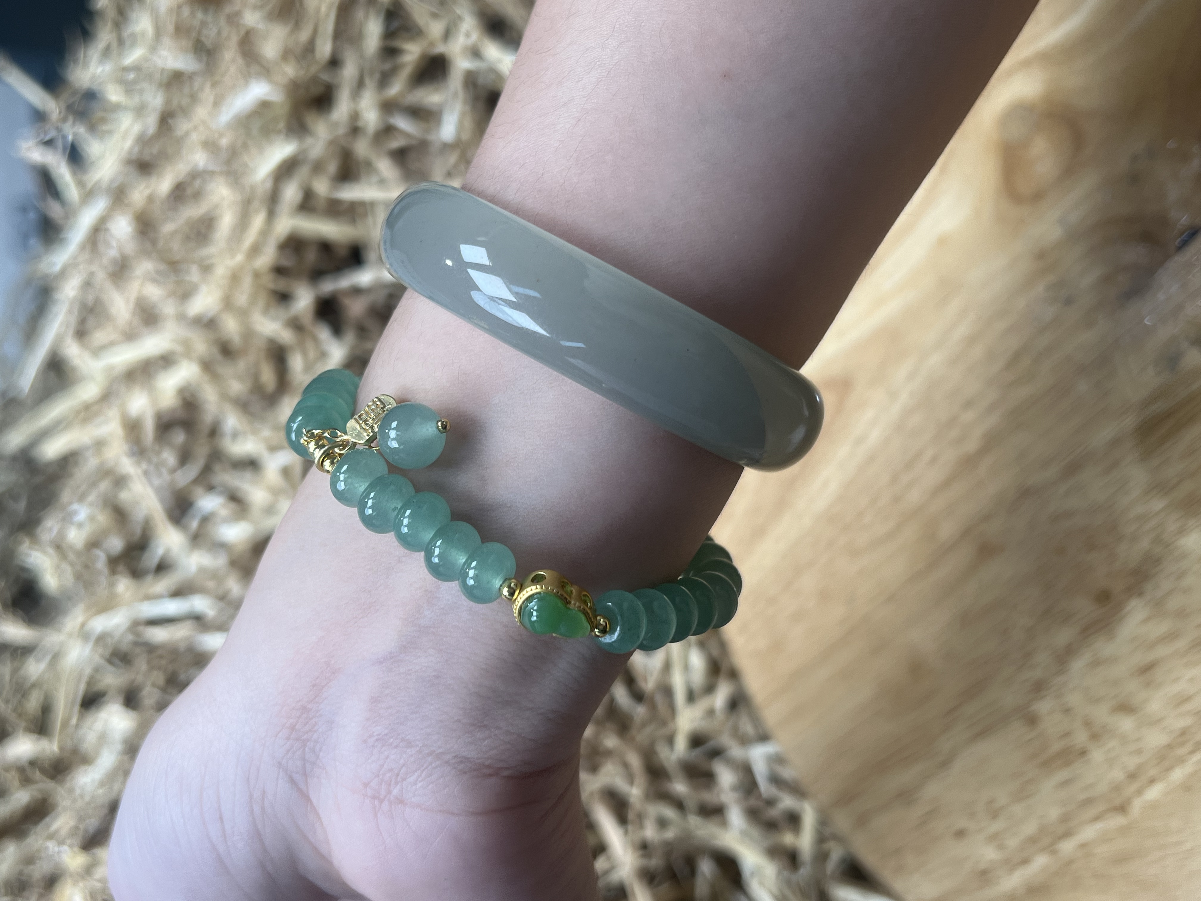 晴水阁东陵玉手链D-7021