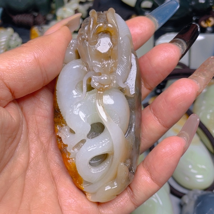 和田玉挂件未镶嵌