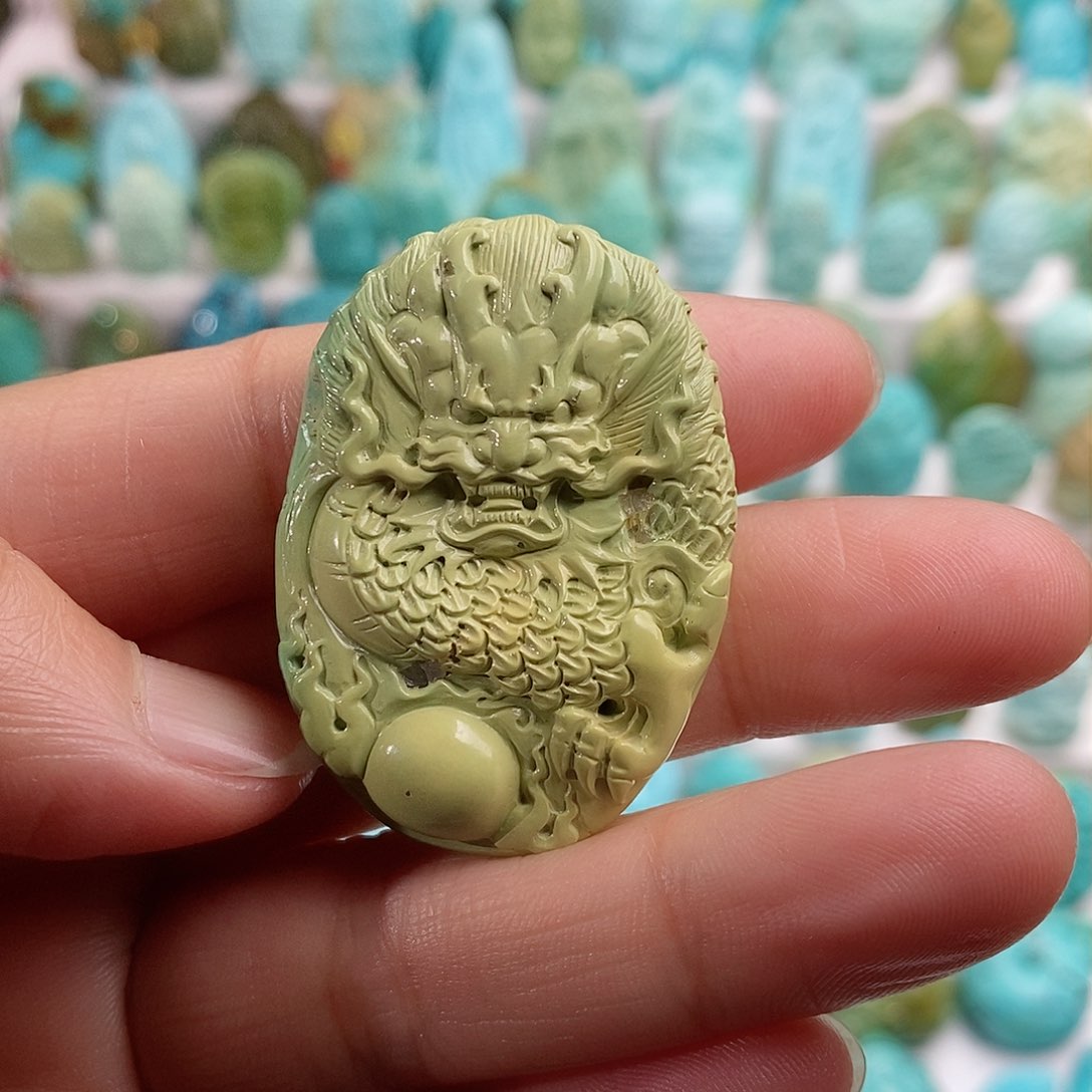 绿松石绿松石未镶嵌白****叔绿松石