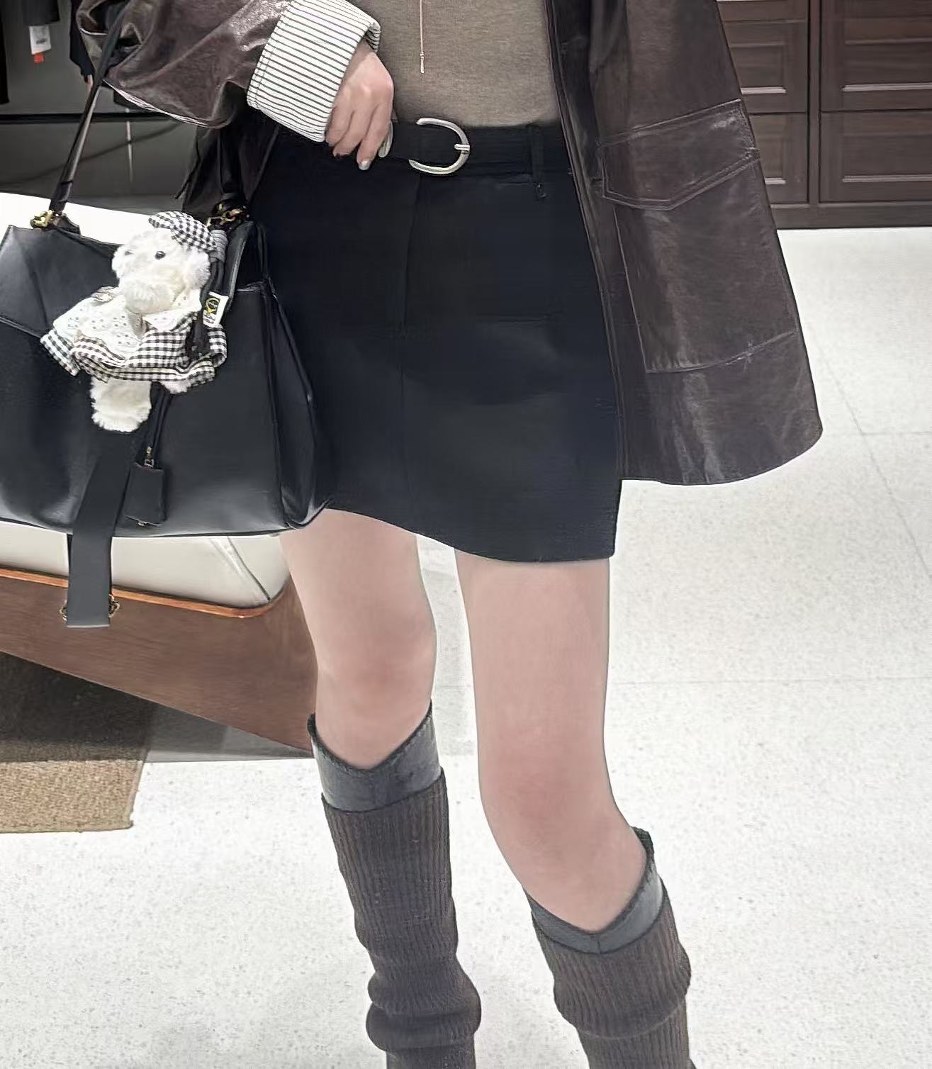 [68岁小姐姐]韩系极简风百搭显瘦半身裙D25JNE 6279