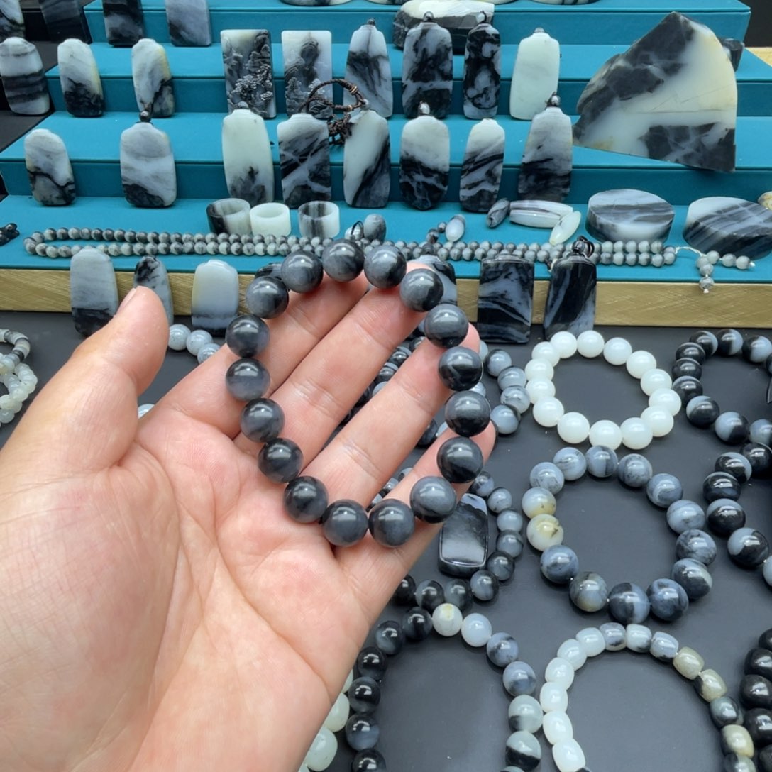 和田玉手串未镶嵌