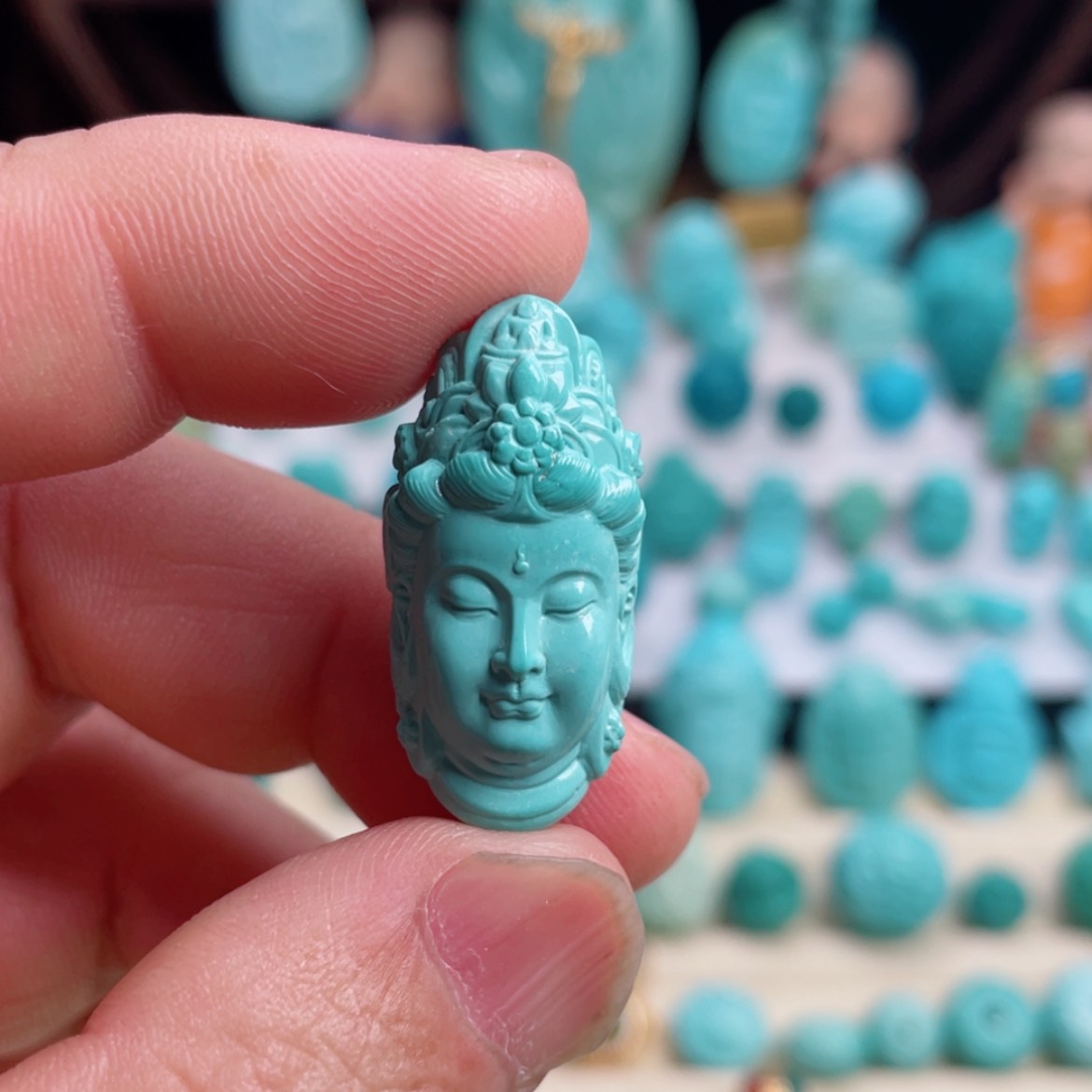 【闪购商品】绿松石吊坠(不含链)未镶嵌