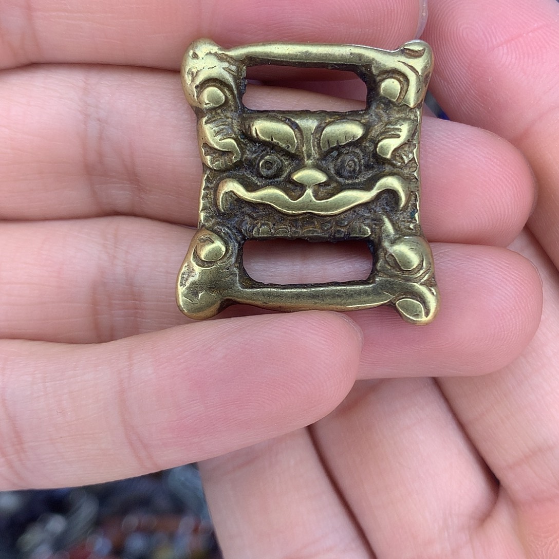 金属扣雪狮利马铜