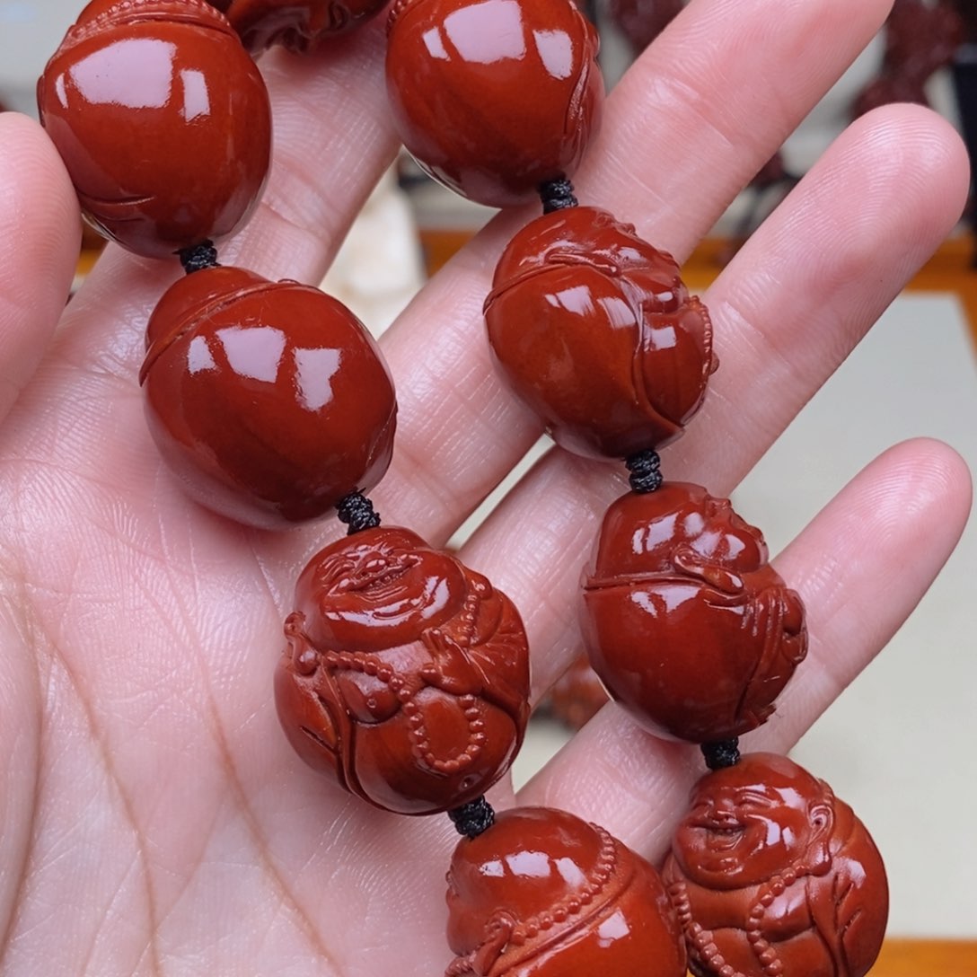 橄榄核吊坠天****山弥勒弥勒