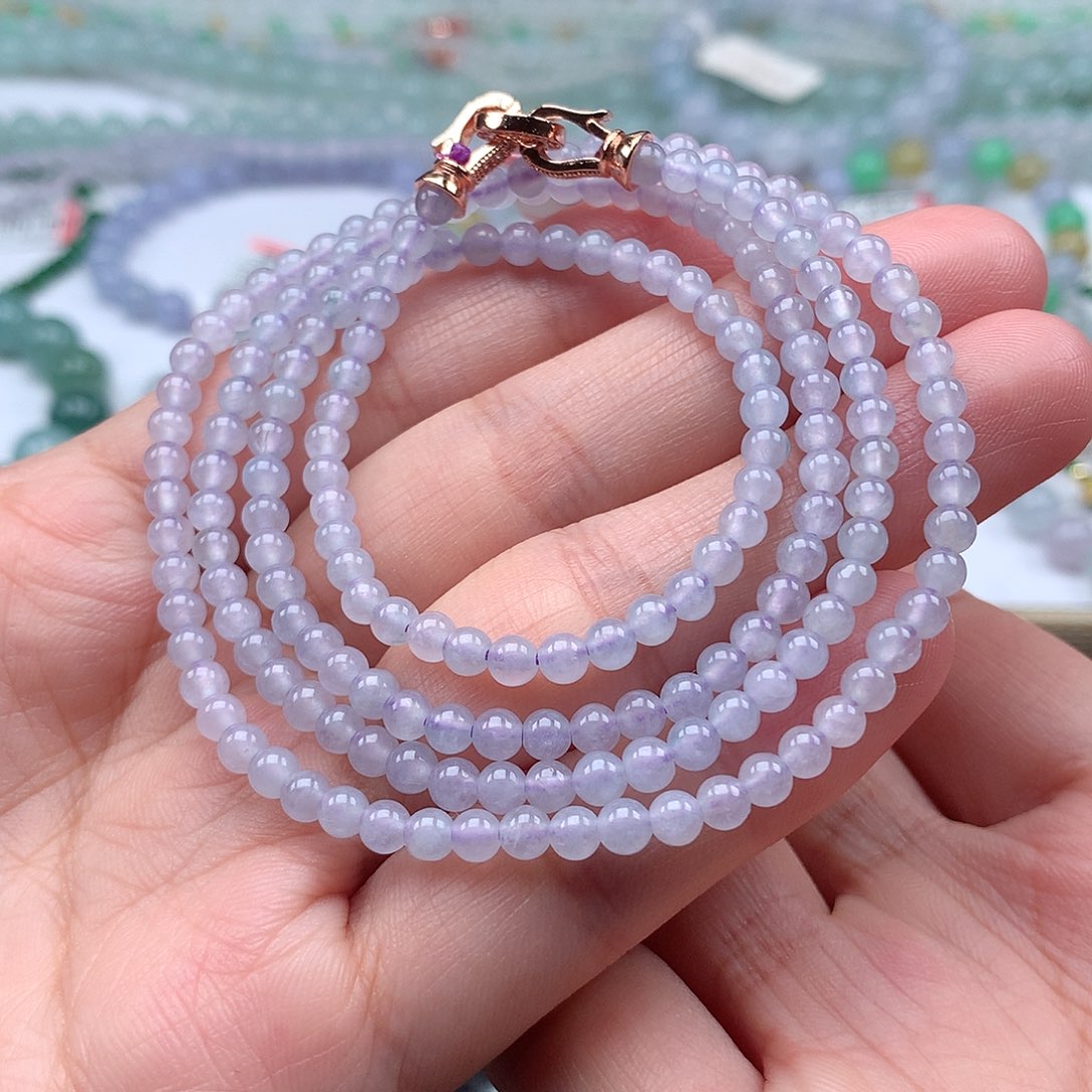 翡翠手链未镶嵌翡翠卡3.7