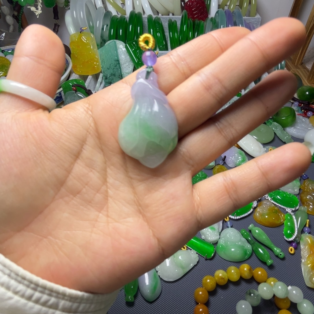 翡翠未镶嵌手链翡翠未镶嵌颈饰手饰挂件