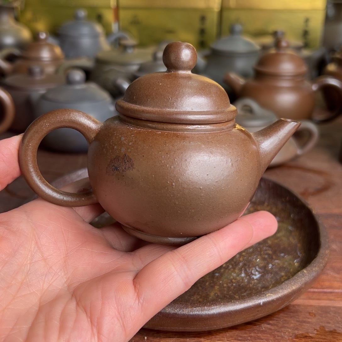 贵台龙窑柴烧茶壶A78