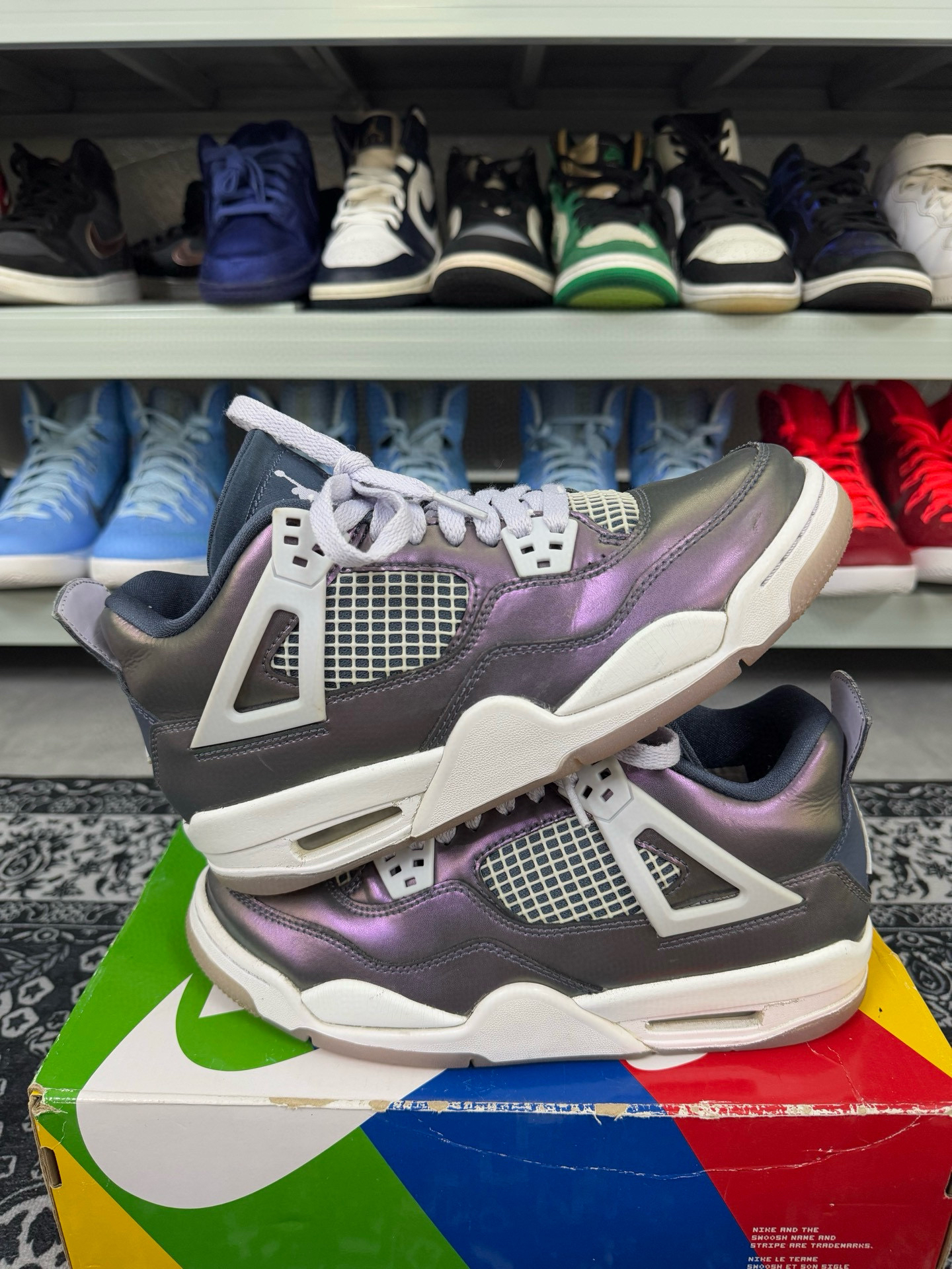 90新 maje 40码gs/aj4复活节休闲鞋/二手正品