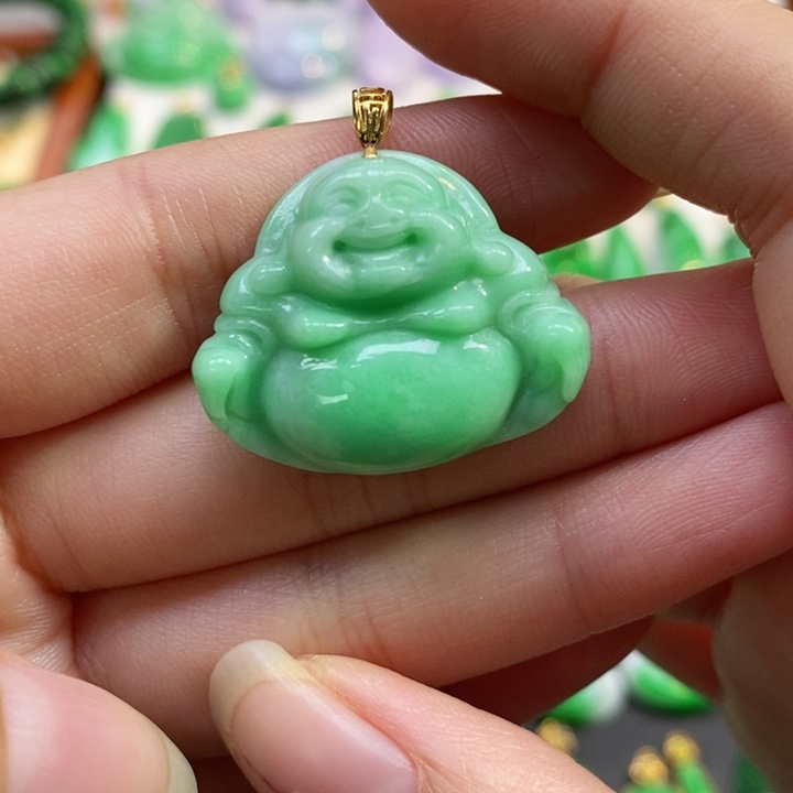 颈饰未镶嵌翡翠吊坠