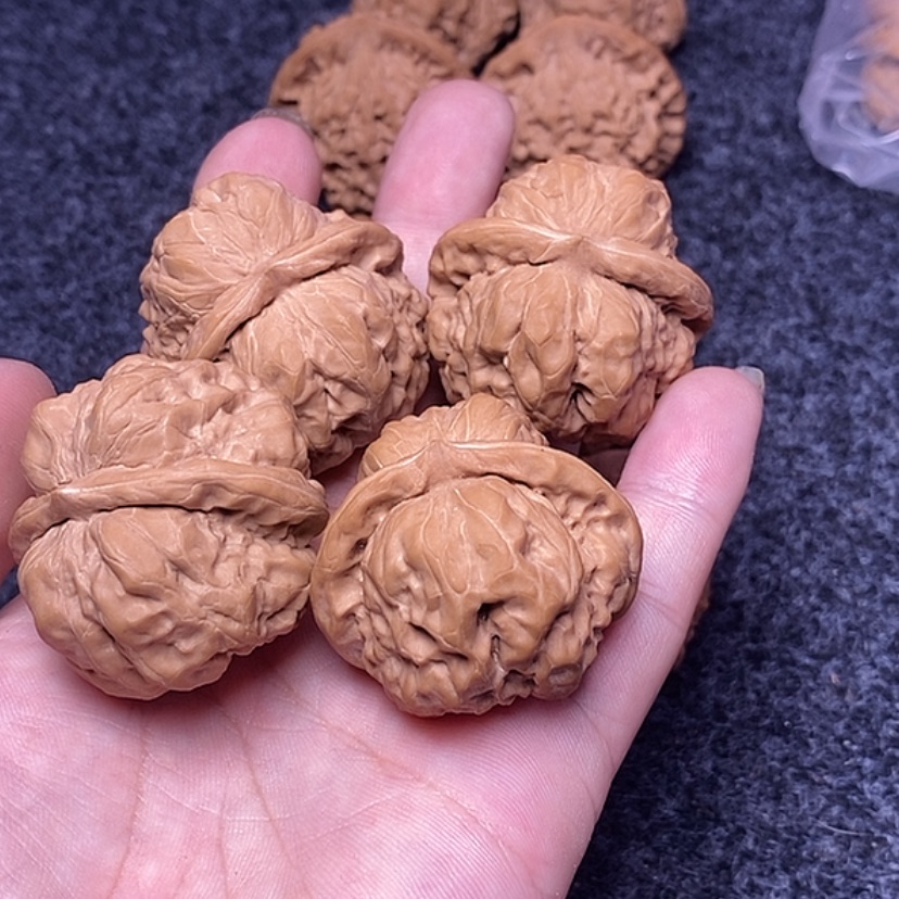 【闪购商品】文玩核桃吊坠花***夜41蛤蟆头两对