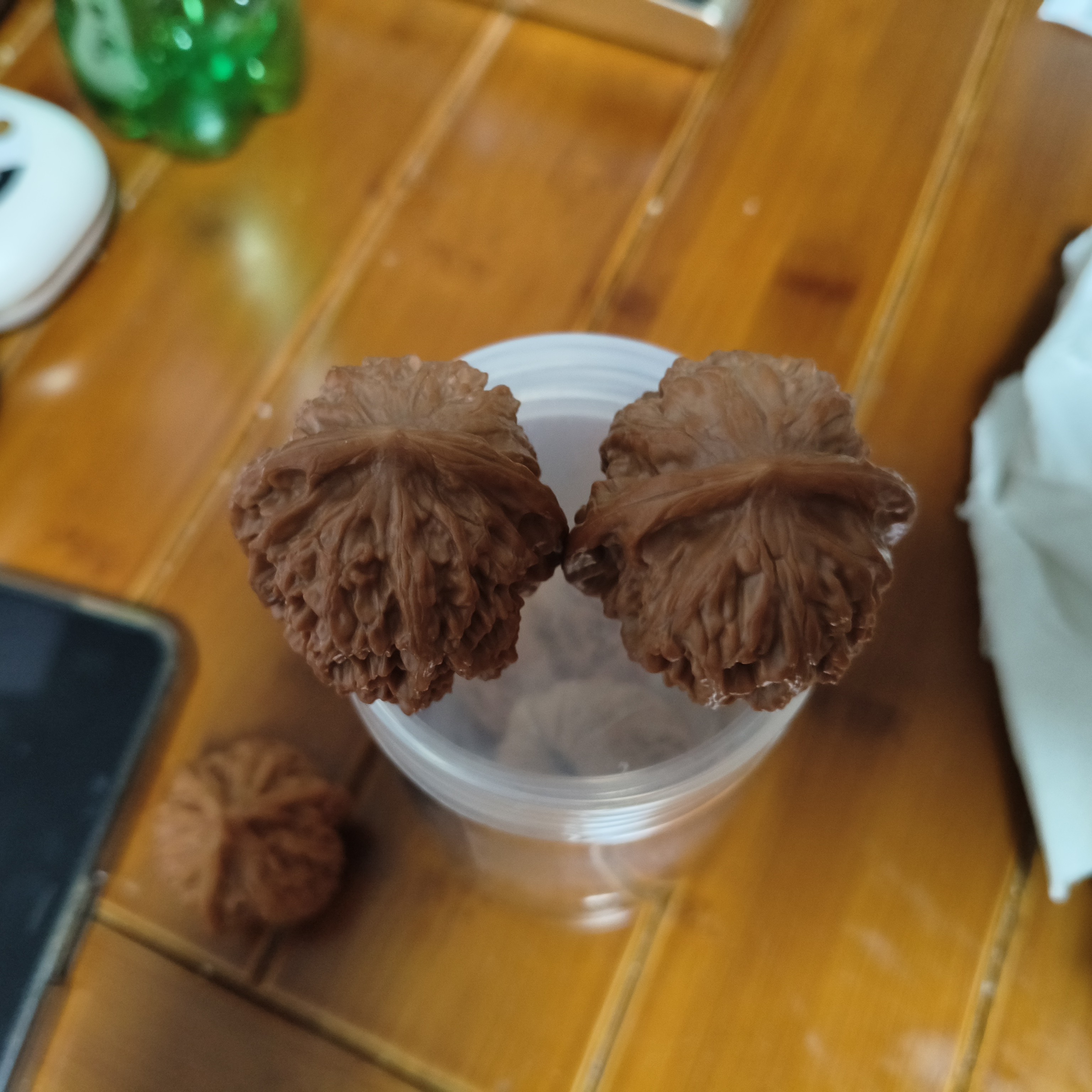纯野生红皮元宝，边40 肚38 上色快，盘就完了，最后一张效果图，编65