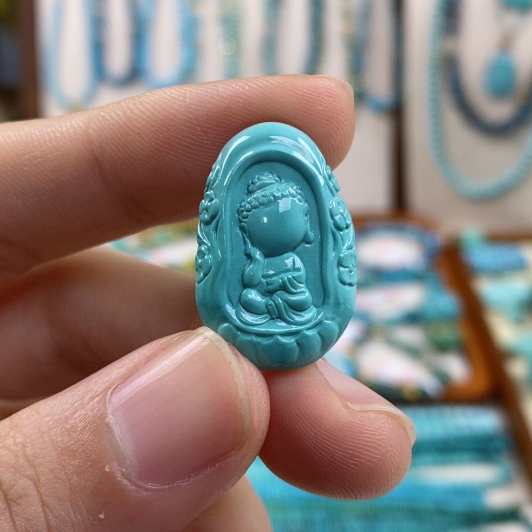 绿松石未镶嵌配饰