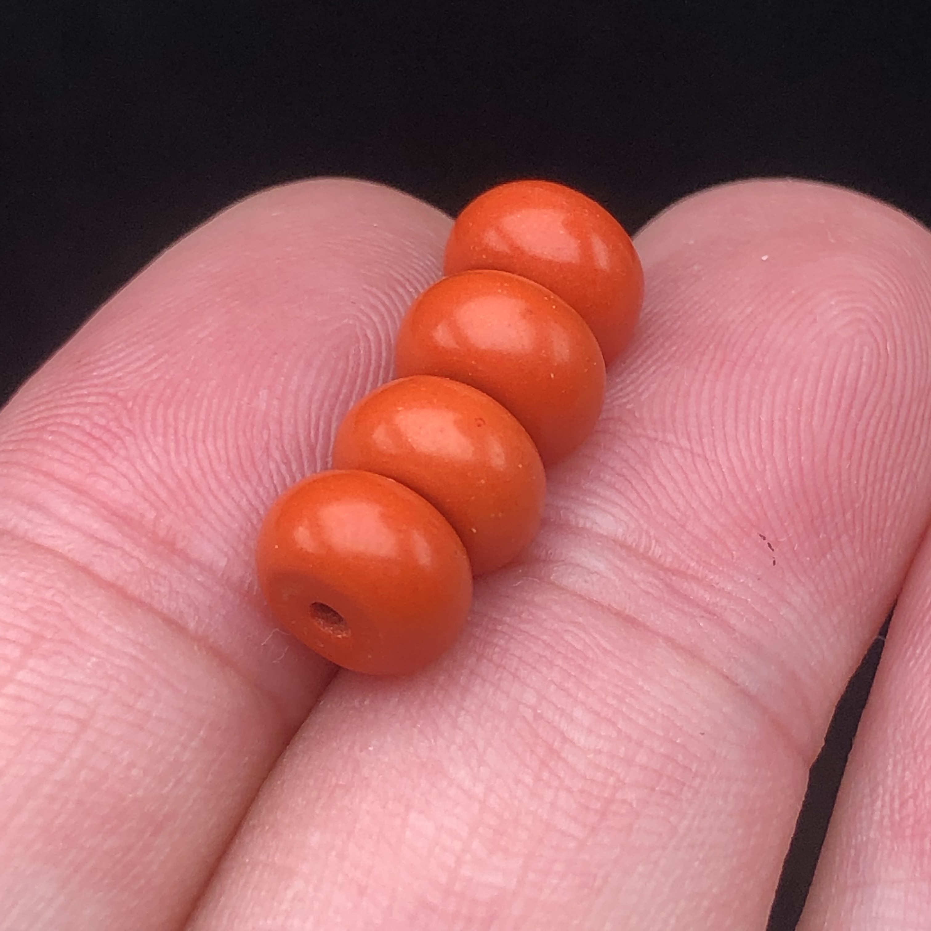 127满色满肉算盘珠8mm4个一组价格直播选购