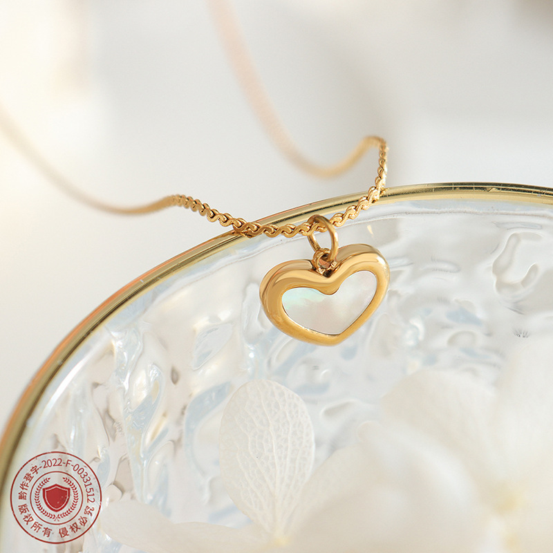 钛钢项链 简约小爱心高级感项链01