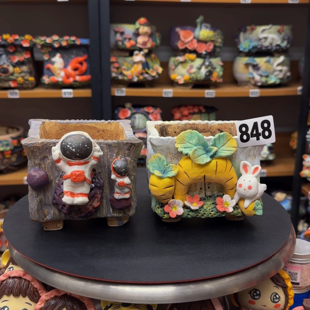 【闪购商品】粗陶手捏