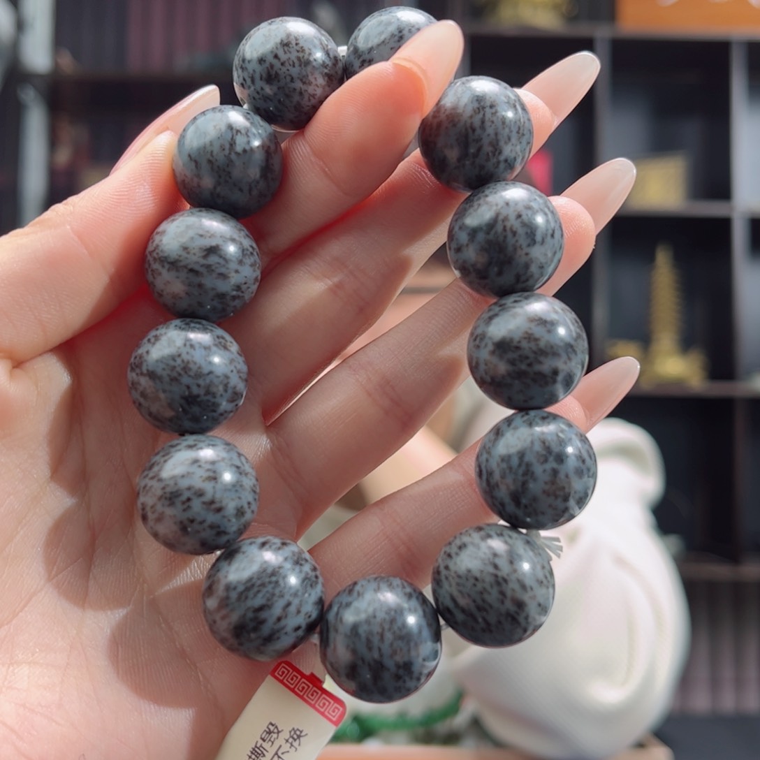 【闪购商品】和田玉手串未镶嵌手串纯天然俄料18mm