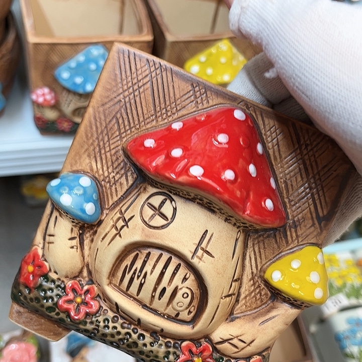 粗陶材质多肉花盆