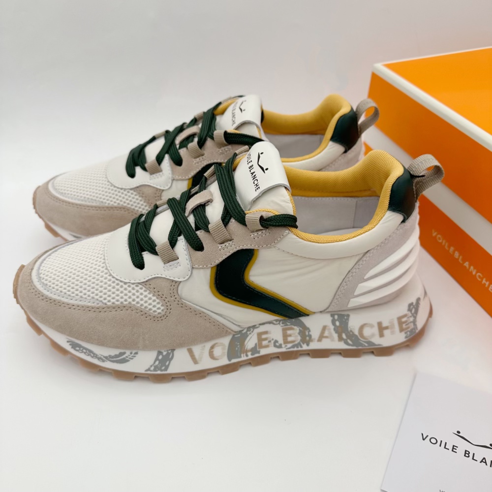 VOILEBLANCHE/维拉白男士25年新款潮鞋秋冬新品米色休闲百搭网面