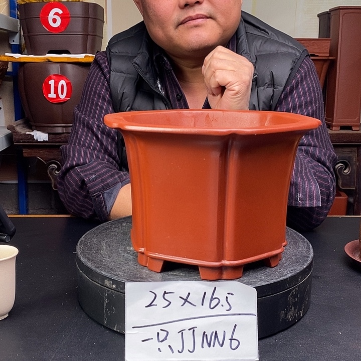 紫砂花盆货号一只JJNN6