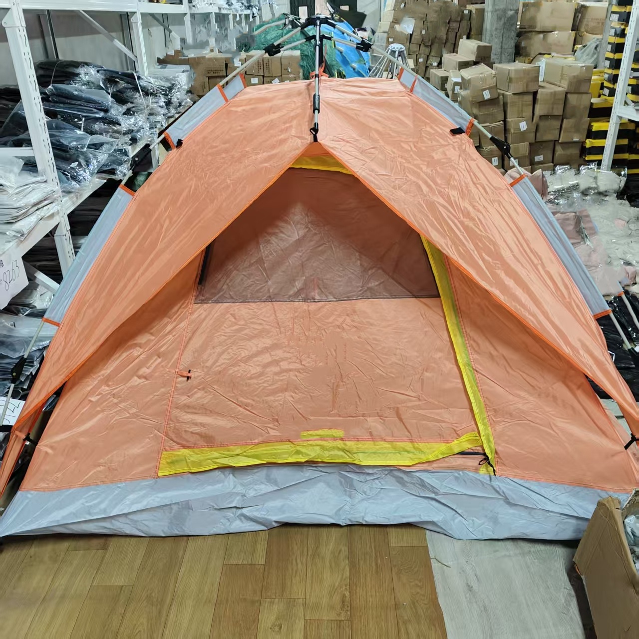 家庭3-4人防晒防雨春游沙滩双层帐篷 8111