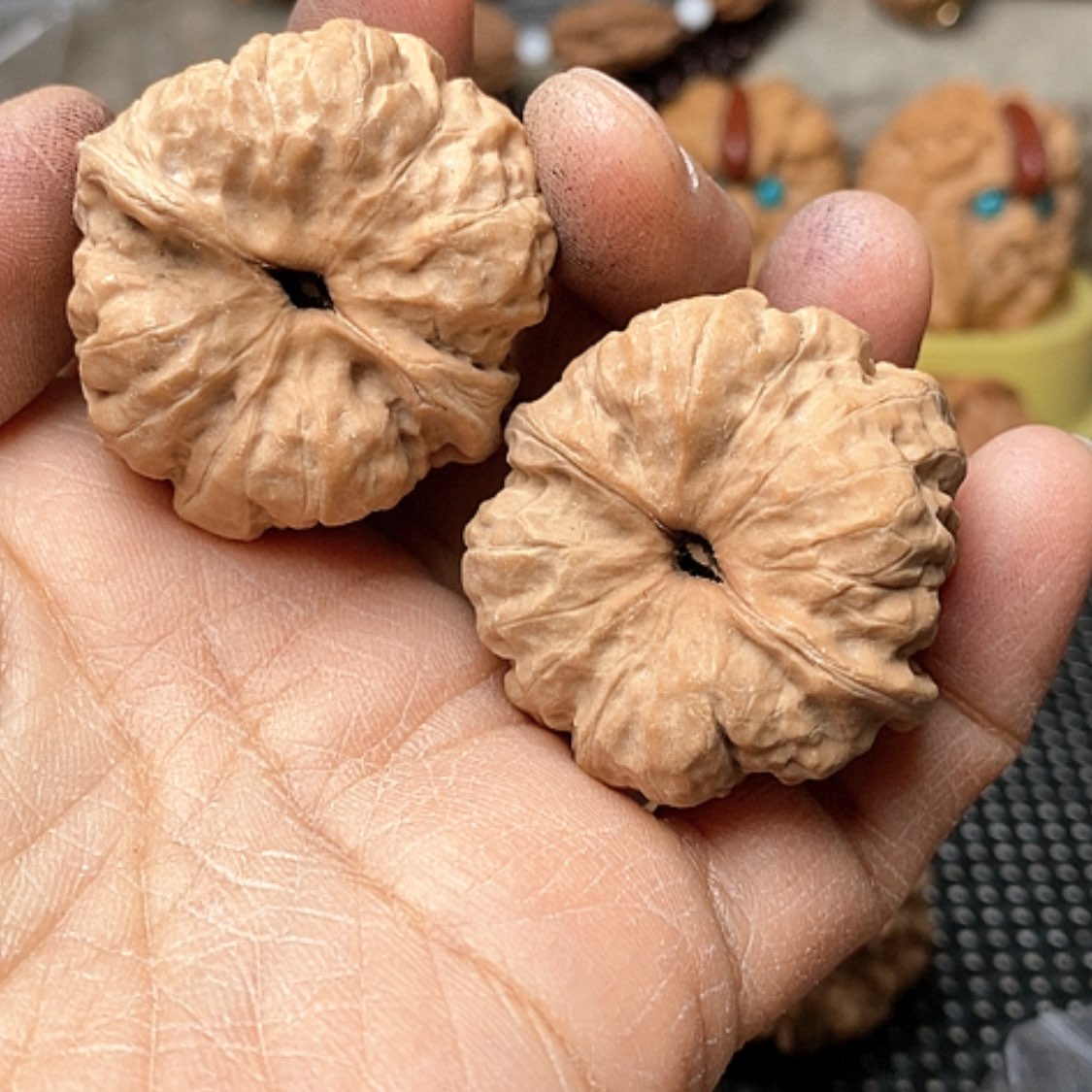 【闪购商品】文玩核桃把件爱*37蛤蟆头