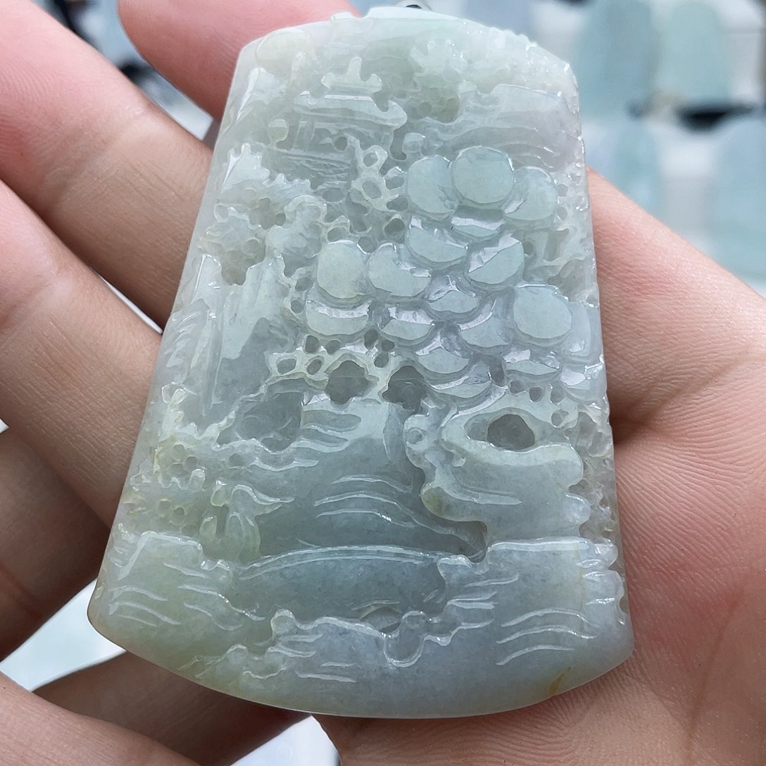 颈饰未镶嵌翡翠翡翠