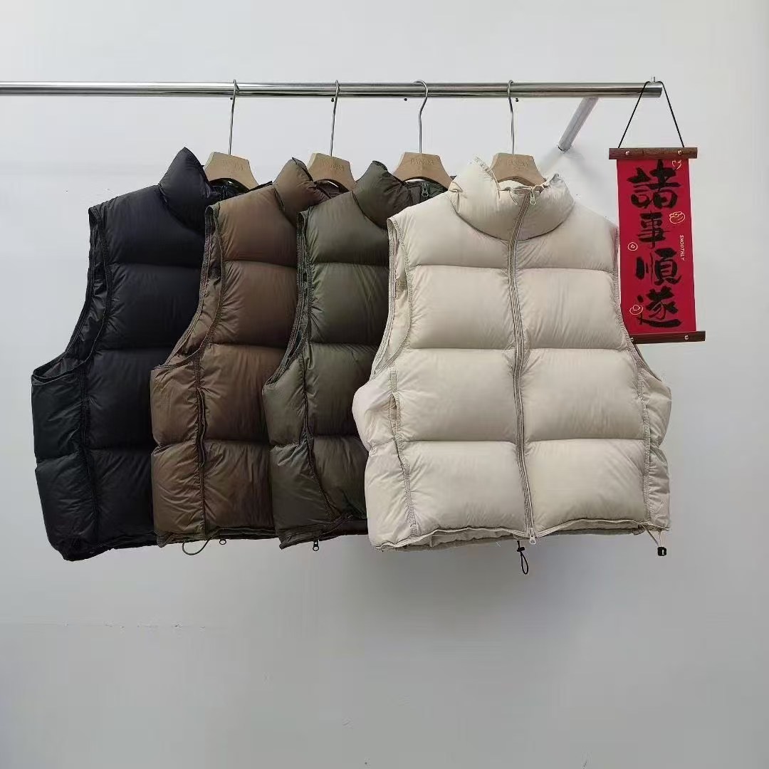 正品羽绒马甲女爆款2025新款时尚短款加厚面包服立领背心秋冬外穿