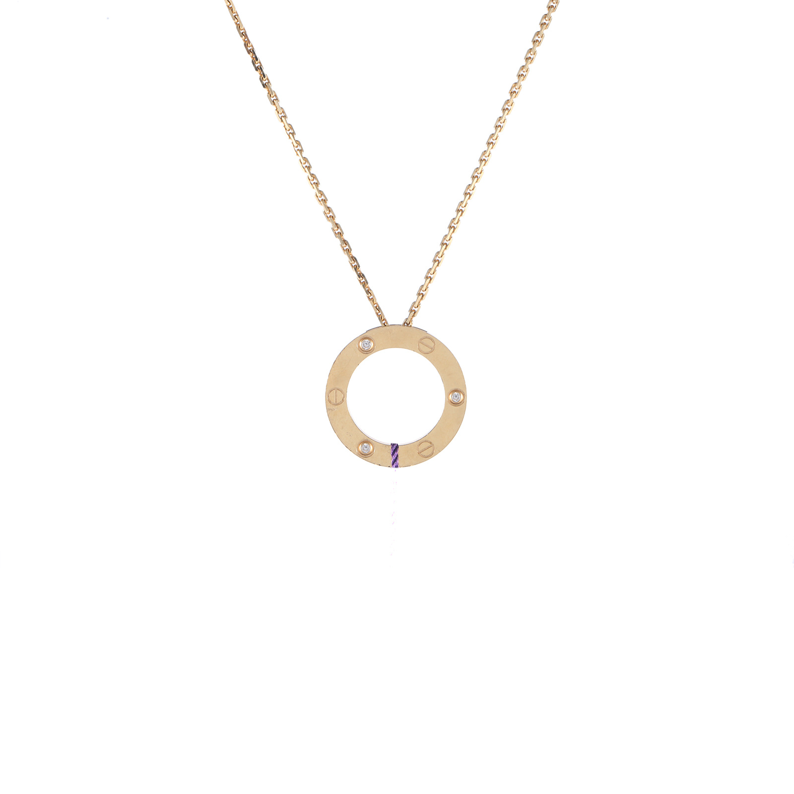 95新 Cartier/卡地亚 【念念】18K黄金 钻石 黄金 大圆饼 18K/