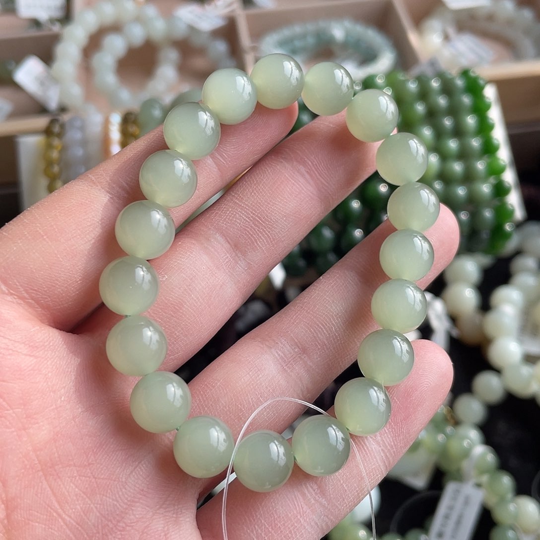 和田玉手链未镶嵌