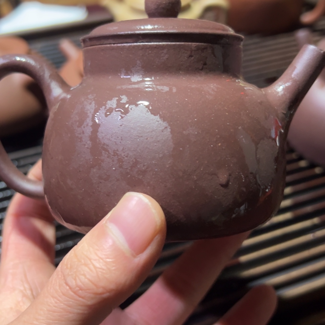 茶壶紫砂紫砂的味道真的很好