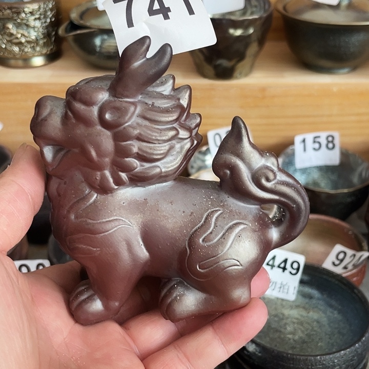 茶杯紫泥柴烧纯手工741