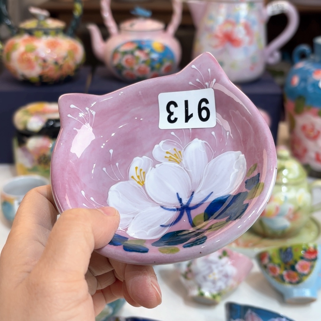 景德镇手绘高温釉下彩陶瓷茶具
