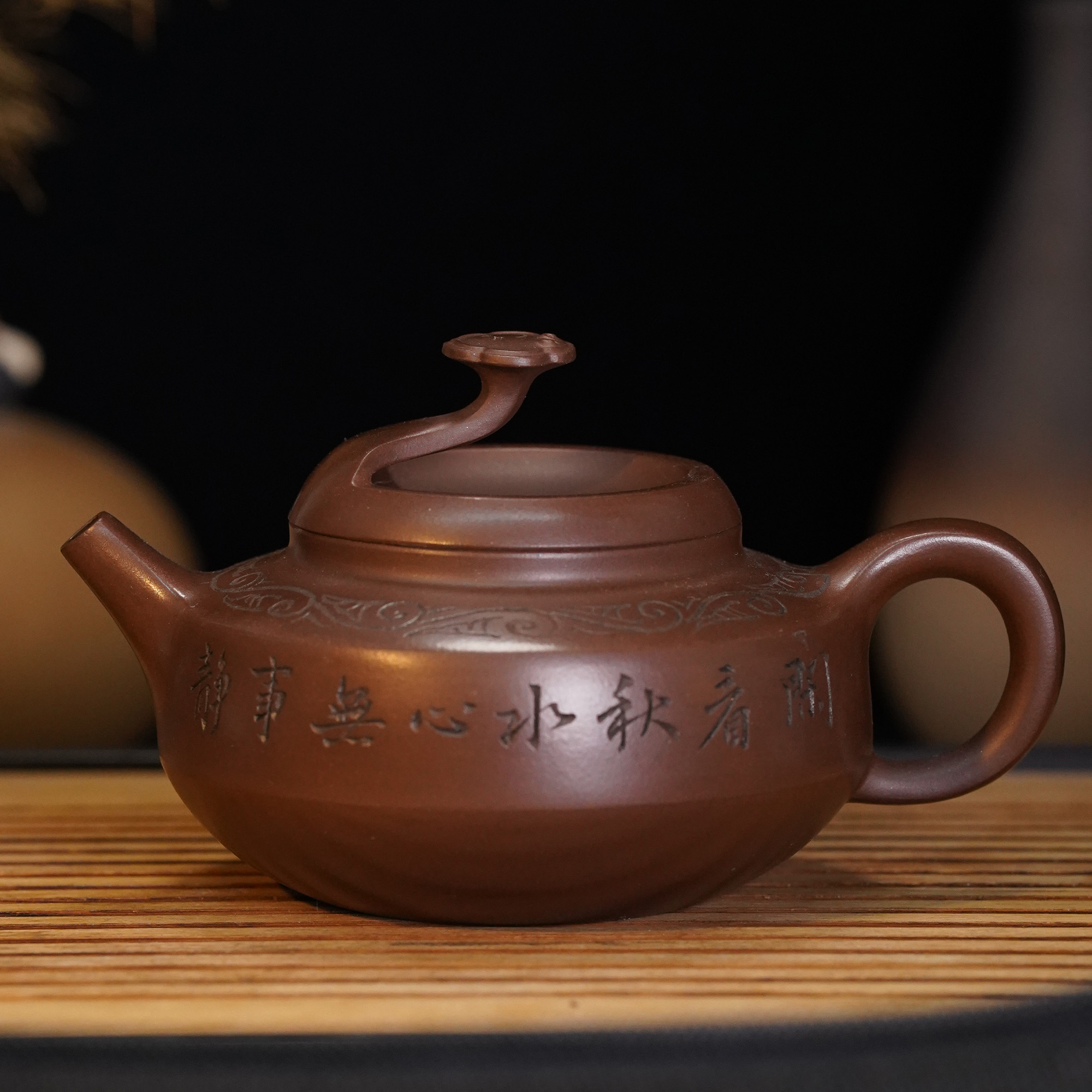 GSD-013 顾顺娣  宜兴手工紫砂   玉如意